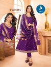 Twisha By Kaya Roman Silk Wholesale Kurti With Bottom Dupatta In India
